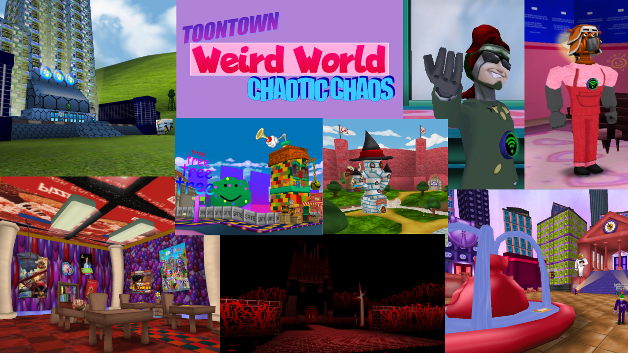 Toontown Weird World Randomized Logo