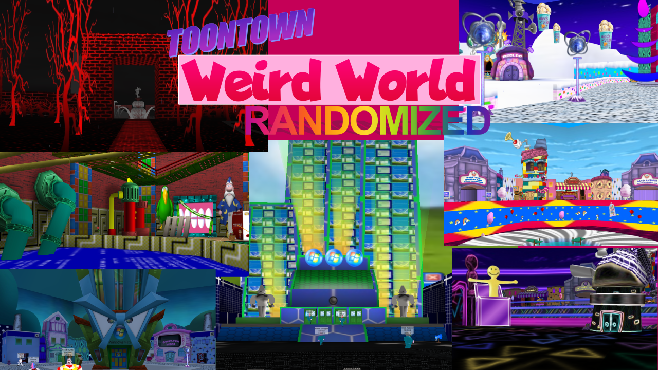Toontown Weird World Randomized Logo